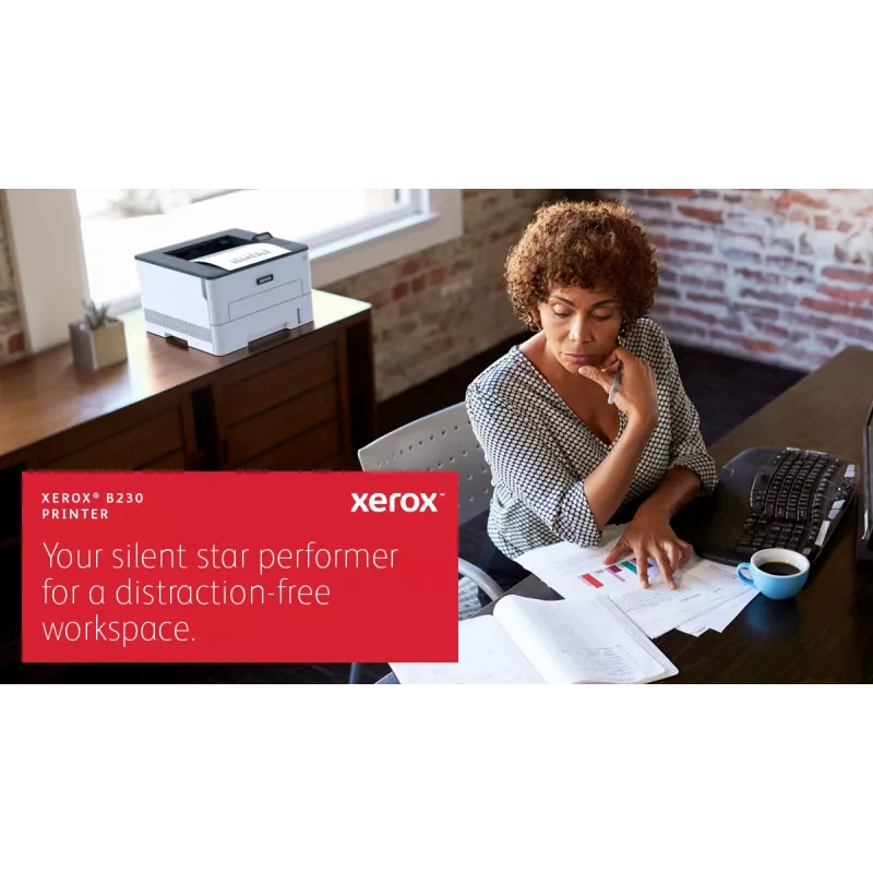 Xerox B230 A4 34ppm Wireless Duplex tlačiareň PCL5e/6 2 papierové zásobníky celkom 251 listov