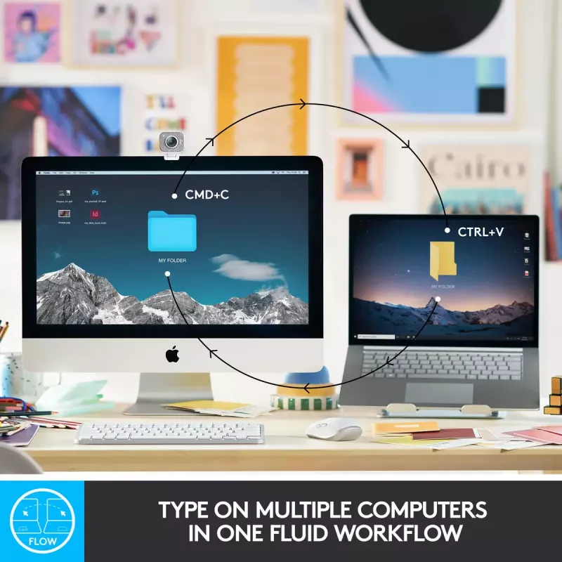 LOGITECH Minimalist Wireless Illuminated klávesnica - MX KEYS MINI - Graphite - Qwertz nemecká