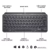 LOGITECH Minimalist Wireless Illuminated klávesnica - MX KEYS MINI - Graphite - Qwertz nemecká