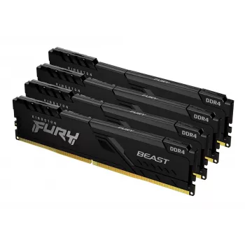 Kingston Technology FURY Beast 128GB 3200MT/s DDR4 CL16 DIMM (sada 4) čierna