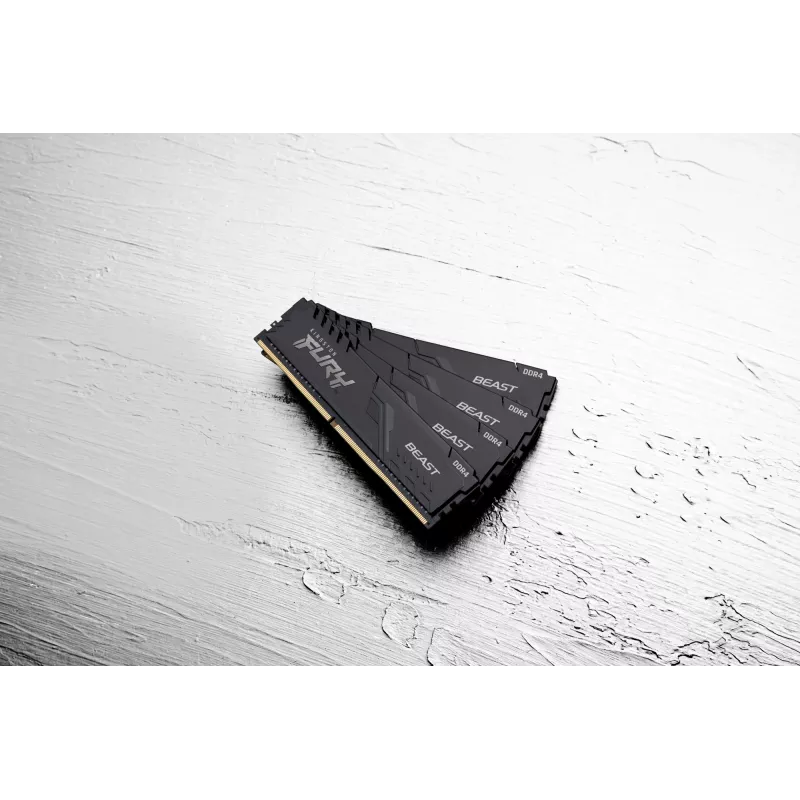 Kingston Technology FURY Beast 128GB 3200MT/s DDR4 CL16 DIMM (sada 4) čierna