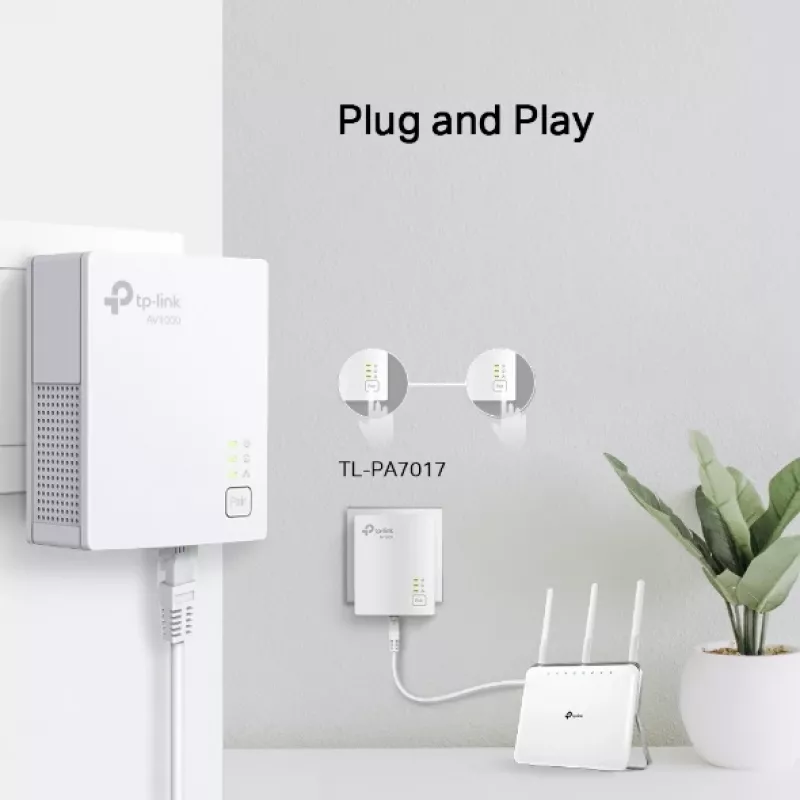 TP-Link TL-PA7019 KIT 1000 Mbit/s Ethernet LAN biela