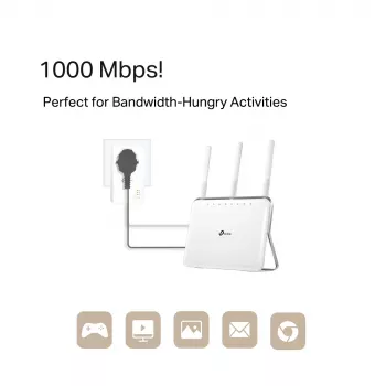 TP-Link TL-PA7019P KIT 1000 Mbit/s Ethernet LAN biela 2 kusy