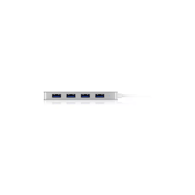 ICY BOX IB-HUB1425-C3 USB 3.2 Gen 1 (3.1 Gen 1) Type-C 5000 Mbit/s strieborný