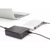 DIGITUS 4-portová USB nabíjačka, 72 W 1x USB-C (PD) 5,9,15,20 V/3 A, 3x USB-A 5 V/2,4 A, čierna