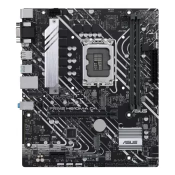 Základná doska ASUS PRIME H610M-A D4-CSM, Intel H610, LGA 1700, micro ATX, DDR4, 2x DIMM, 64GB, 2x M.2, 4x SATA III, HDMI 2.1, DP 1.4