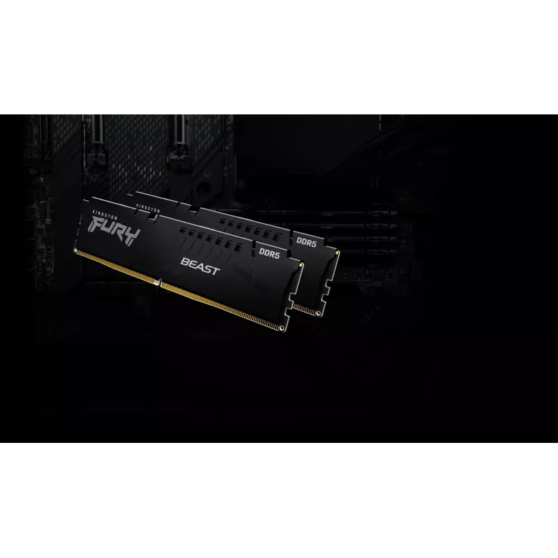 Kingston Technology FURY Beast 32GB 5200MT/s DDR5 CL40 DIMM (sada 2) čierna