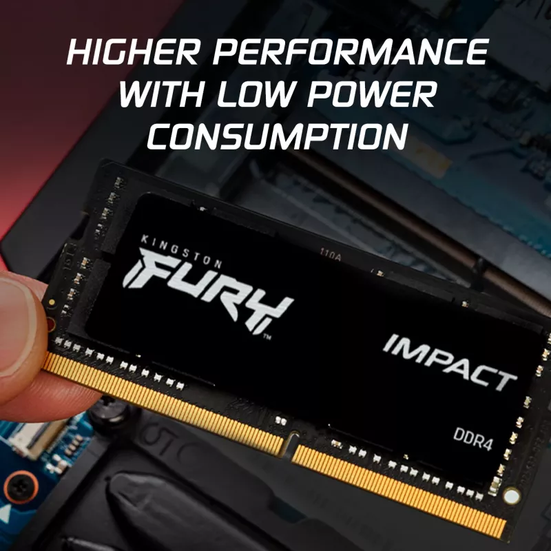 Kingston Technology FURY 32GB 3200MT/s DDR4 CL20 SODIMM (sada 2) Impact