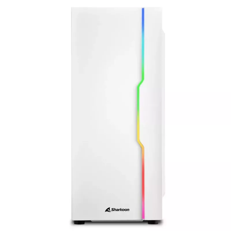 PC skriňa Sharkoon RGB Slider Midi Tower biela