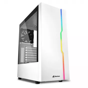 PC skriňa Sharkoon RGB Slider Midi Tower biela