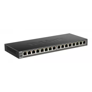 D-Link DGS-1016S nemanaged Gigabit Ethernet (10/100/1000) čierny