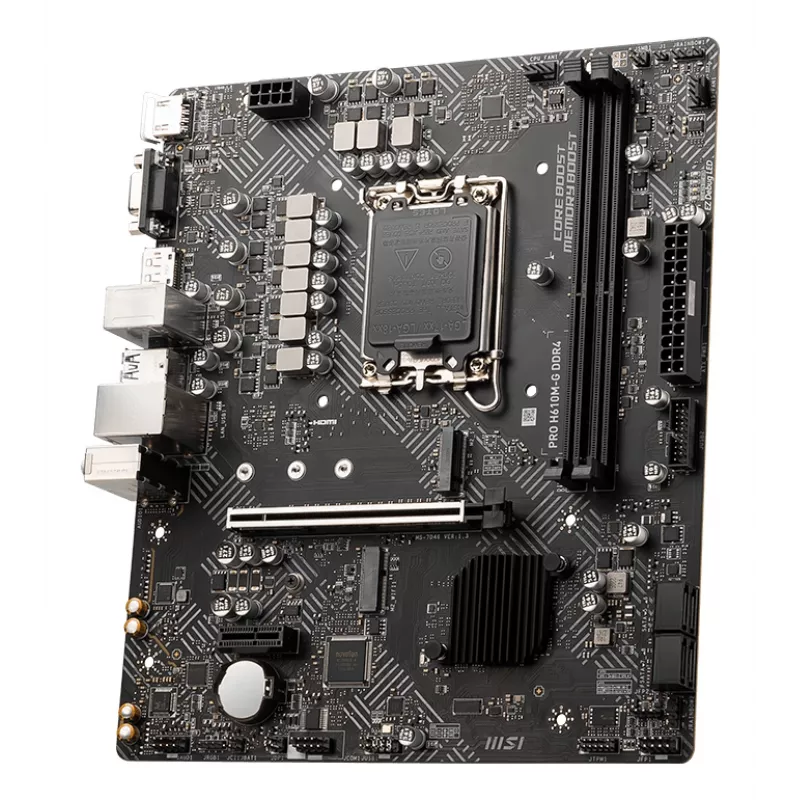 MSI PRO H610M-G DDR4 základná doska Intel H610 LGA 1700 micro ATX