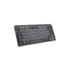 LOGITECH Mx Mechanical Mini minimalistická bezdrôtová podsvietená klávesnica - Graphite Tactile Quiet Qwertz nemecká