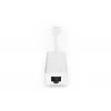 DIGITUS USB 3.0, 3-portový hub & Gigabit LAN adaptér 3xUSB A/F, 1xUSB A/M, 1xRJ45 LAN podporuje Windows a Mac OS