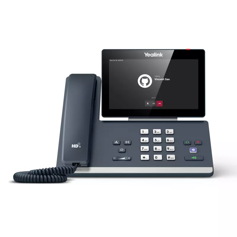 Yealink MP58 Microsoft Teams Edition, IP telefón, sivý, káblový slúchadlo, stolový, Android, Microsoft Teams