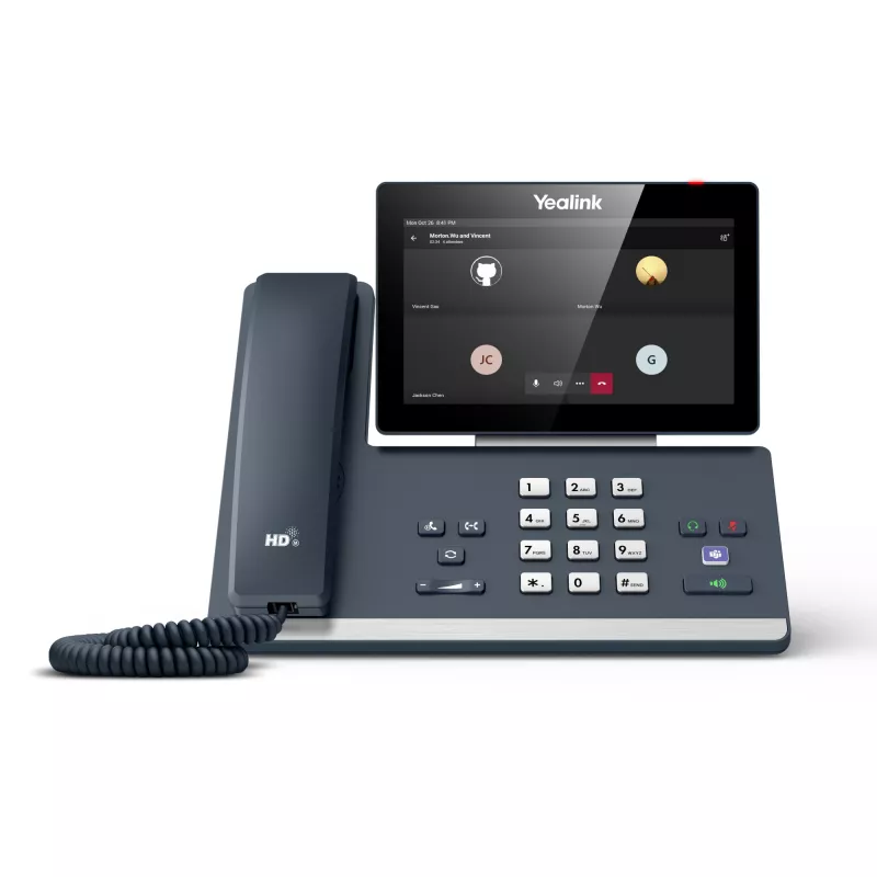 Yealink MP58 Microsoft Teams Edition, IP telefón, sivý, káblový slúchadlo, stolový, Android, Microsoft Teams