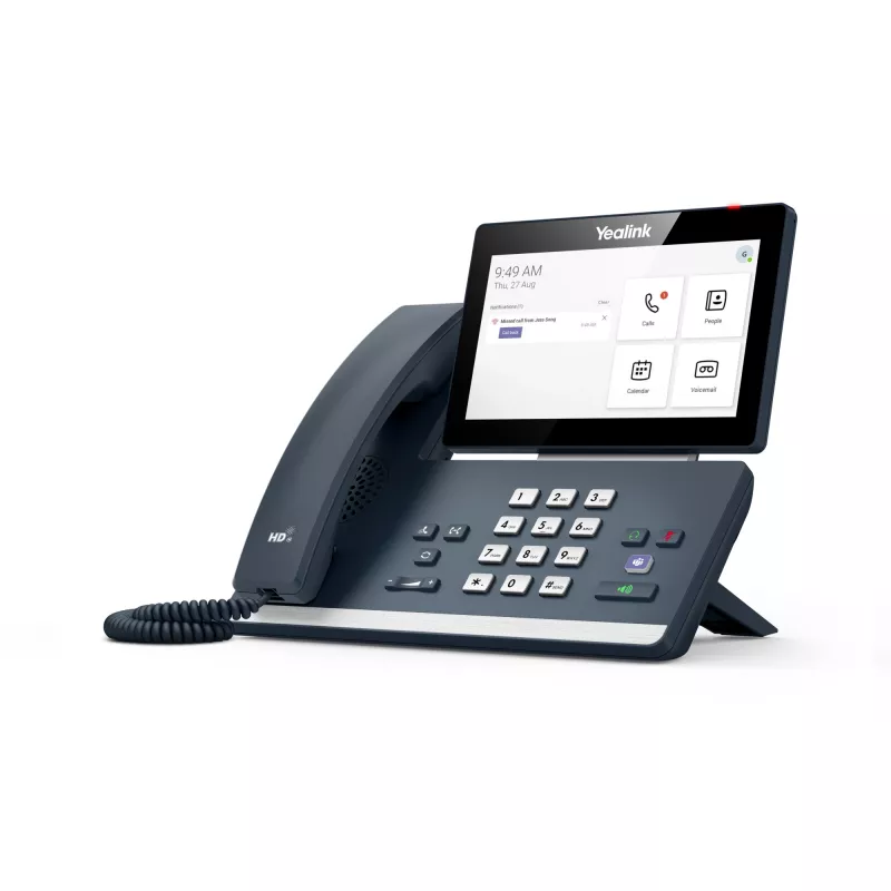 Yealink MP58 Microsoft Teams Edition, IP telefón, sivý, káblový slúchadlo, stolový, Android, Microsoft Teams