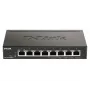 D-Link DGS-1100-08PV2 Managed L2/L3 Gigabit Ethernet (10/100/1000) Power over Ethernet (PoE) čierny