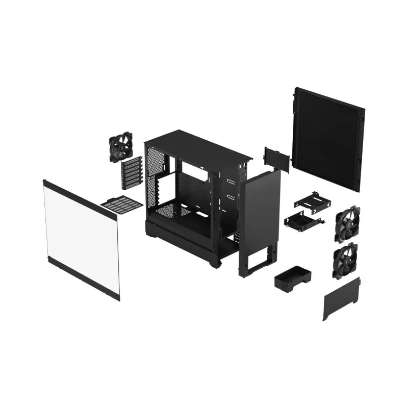 FRACTAL DESIGN Fractal Design Pop Silent čierna Tg Clear Tint