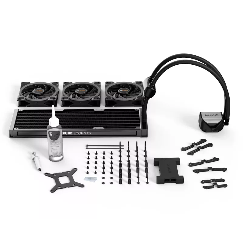 be quiet Pure Loop 2 FX 360mm procesorový All-in-One kvapalinový chladič 12 cm čierna 1 ks