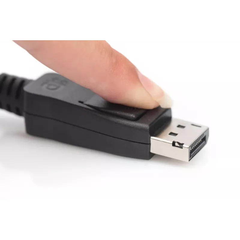 DIGITUS DisplayPort kábel, M/M, 1m Ultra HD 8K, ver. 1.3/1.4, štandard