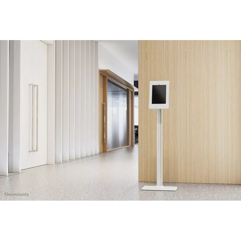 Neomounts FL15-650WH1 podlahový stojan na tablet 9,7-11 palcov – uzamykateľný