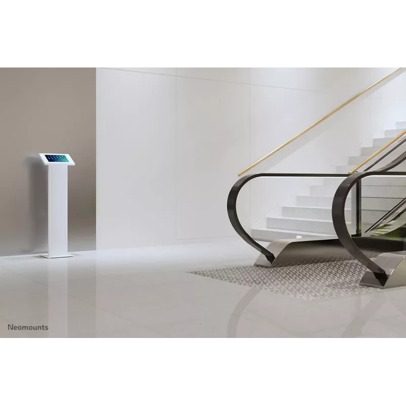 Neomounts FL15-750WH1 podlahový stojan na tablet 9,7–11 palcov - uzamykateľný