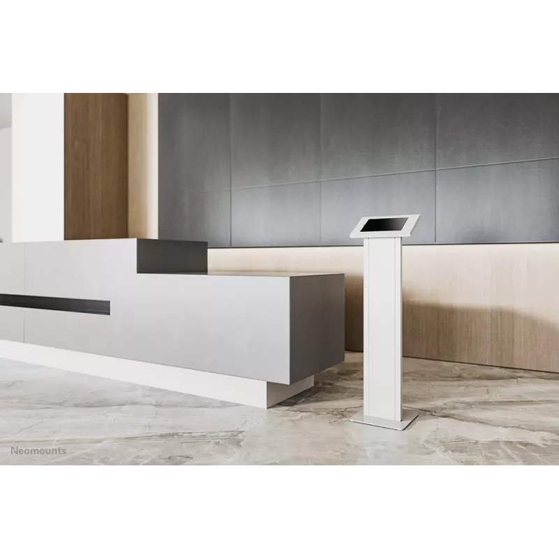Neomounts FL15-750WH1 podlahový stojan na tablet 9,7–11 palcov - uzamykateľný