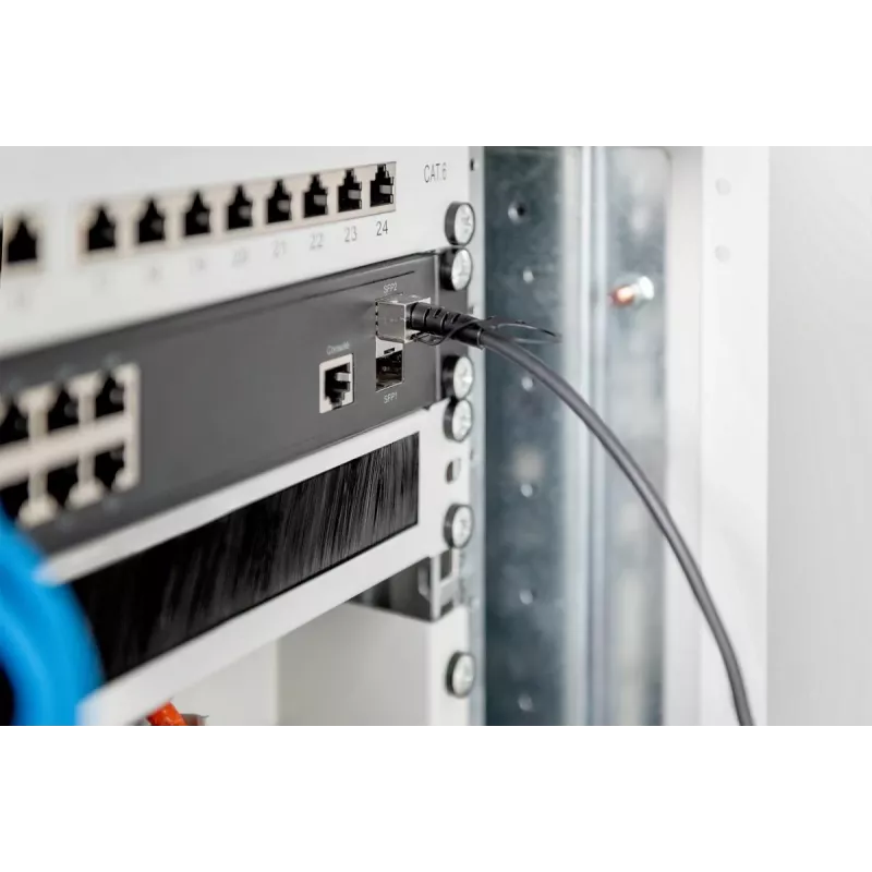 DIGITUS SFP+ 10G DAC kábel 2m AWG 30 Cisco, Ubiquiti, Allied Telesis, Allnet, D-Link, Edimax, Intellinet, KTI Networks