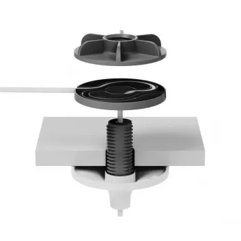 Závesný držiak Logitech Mic Pod Pendant Mount, šírka 145 mm, výška 56 mm