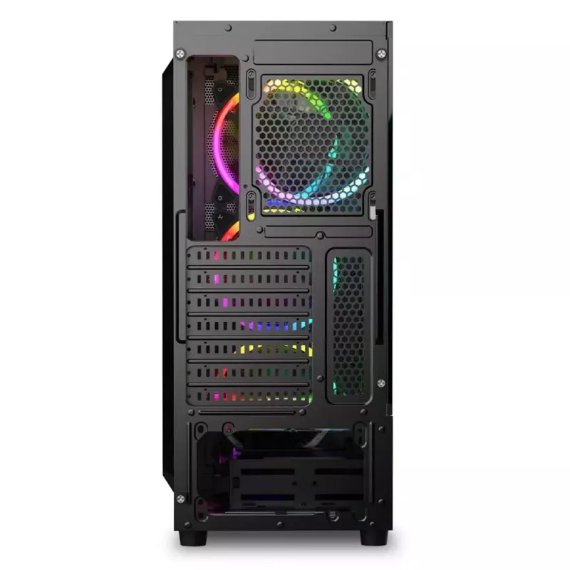 PC skriňa Sharkoon RGB Wave Desktop čierna