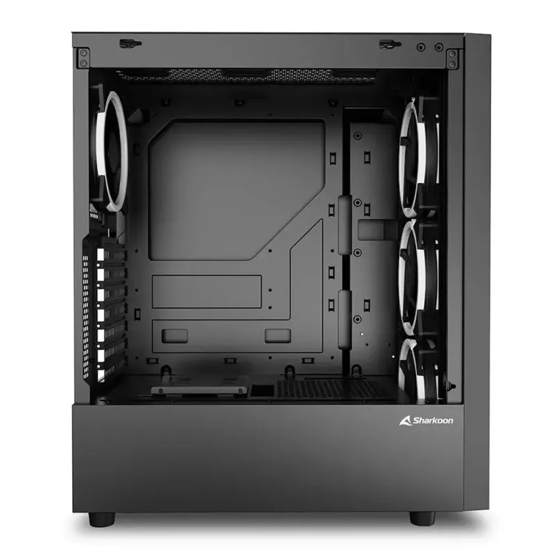 PC skriňa Sharkoon RGB Wave Desktop čierna