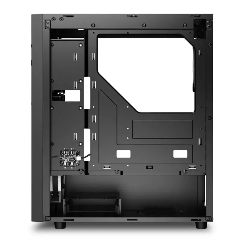 PC skriňa Sharkoon RGB Wave Desktop čierna