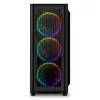 PC skriňa Sharkoon RGB Wave Desktop čierna