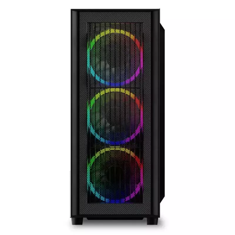PC skriňa Sharkoon RGB Wave Desktop čierna