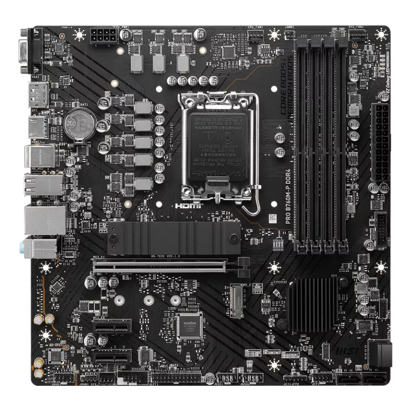 MSI PRO B760M-P DDR4 základná doska Intel B760 LGA 1700 micro ATX