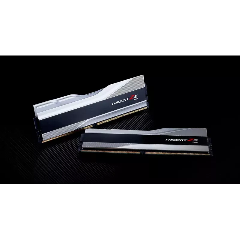 DIMM 32 GB DDR5-6400 (2x 16 GB) Dual-Kit, operačná pamäť strieborná, F5-6400J3239G16GX2-TZ5RS, Trident Z5 RGB, INTEL XMP