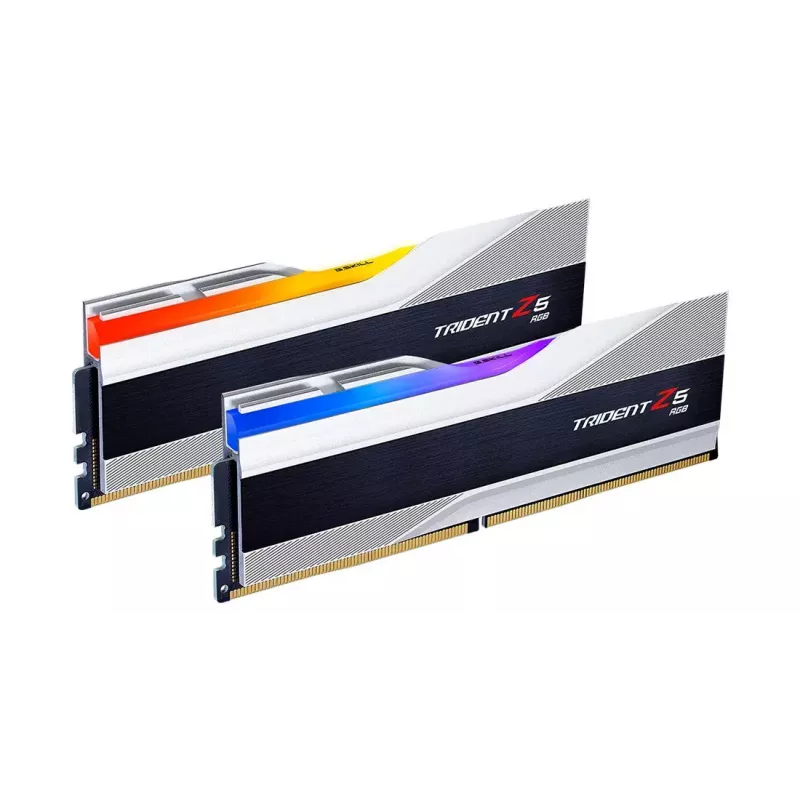 DIMM 32 GB DDR5-6400 (2x 16 GB) Dual-Kit, operačná pamäť strieborná, F5-6400J3239G16GX2-TZ5RS, Trident Z5 RGB, INTEL XMP