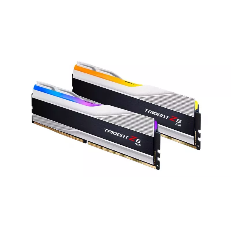 DIMM 32 GB DDR5-6400 (2x 16 GB) Dual-Kit, operačná pamäť strieborná, F5-6400J3239G16GX2-TZ5RS, Trident Z5 RGB, INTEL XMP