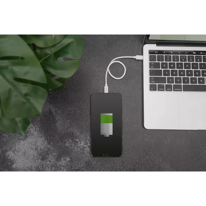 DIGITUS DB-600109-020-W kábel USB-C na Lightning, certifikácia MFi, Power Delivery 2.0, 2 m, biely