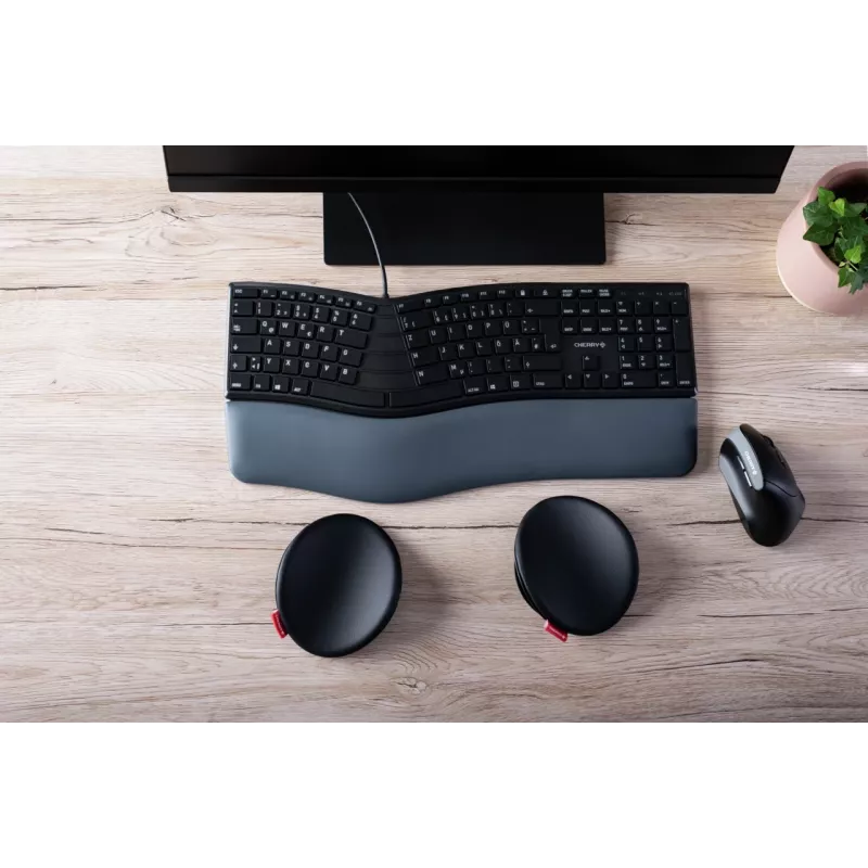 CHERRY SLIDEPAD ERGO podložka pod zápästie čierna