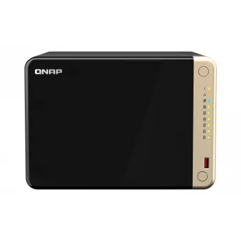 QNAP TS-664 NAS Tower Intel® Celeron® N5095 8 GB DDR4 0 TB QNAP QTS čierna, bronzová