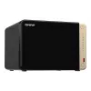 QNAP TS-664 NAS Tower Intel® Celeron® N5095 8 GB DDR4 0 TB QNAP QTS čierna, bronzová