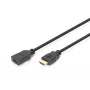 DIGITUS HDMI High Speed predlžovací kábel, typ A M/F, 3 m s Ethernetom, Ultra HD 24p, zlato čierny