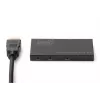 DIGITUS Ultra tenký HDMI splitter, 1x2, 4K/60Hz HDR, HDCP 2.2, 18 Gbps, Micro-USB napájanie