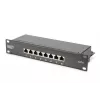 DIGITUS sieťová sada 10in-9U 312x300mm skriňa polica PDU 8Port patch panel