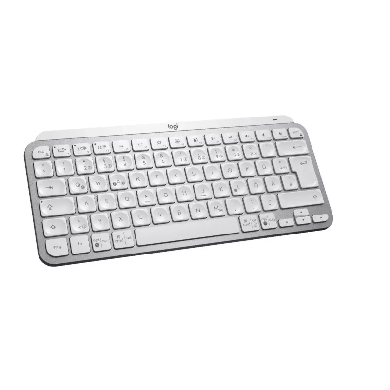 LOGITECH Minimalist Wireless Illuminated klávesnica - MX KEYS MINI - Pale Gray - Qwertz Deutsch