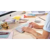 LOGITECH Minimalist Wireless Illuminated klávesnica - MX KEYS MINI - Pale Gray - Qwertz Deutsch