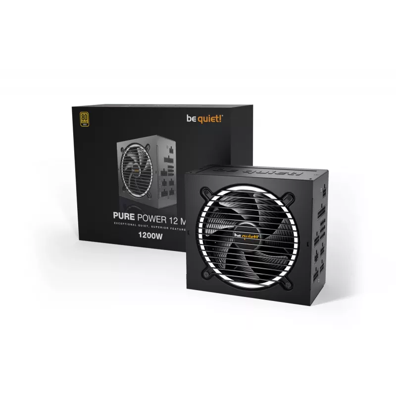 be quiet! PURE POWER 12 M | 1200W napájací zdroj 20+4 pin ATX ATX čierny