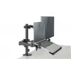 DIGITUS rameno na monitor s držiakom na notebook 17-32 palcov, 9 kg max. – svorka na stôl alebo priechodka